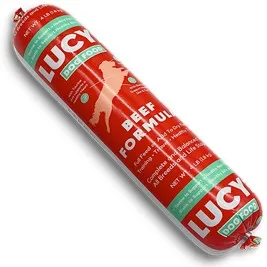 4lb Lucy Pet Beef Formula Dog Food Roll - Food